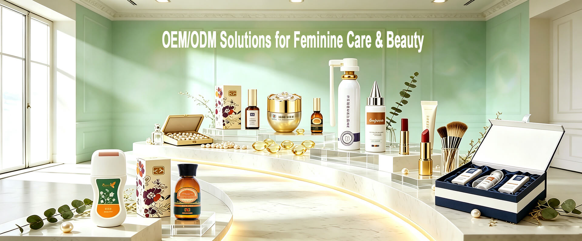 Our in-house R&D lab for private label feminine care and beauty products