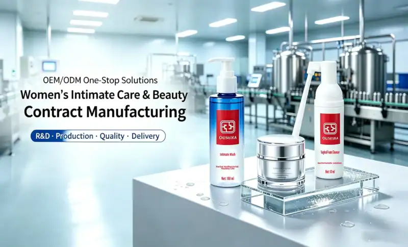 Kangbai Nian R&D lab for private label feminine care product development
