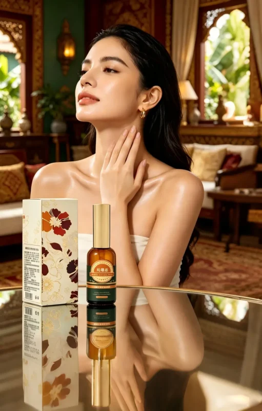 Kangbai Nian silk protein revitalizing serum anti-aging skin barrier repair brightening moisturizing treatment oil