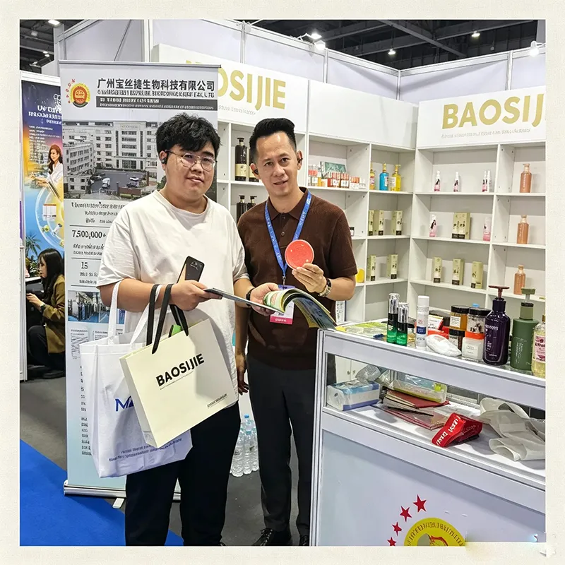 Kangbai Nian feminine care OEM booth at Vietnam beauty cosmetic exhibition